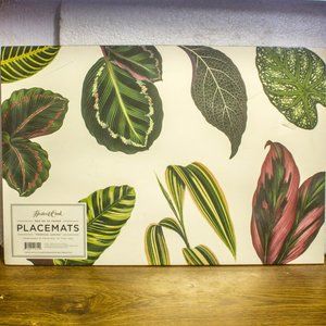 Hester & Cook Paper Place Mats Pad of 30 "Tropical Leaves" New in Package